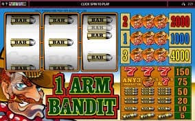 Play with the Brave 1 Arm Bandit